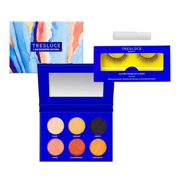 TRESLÜCE BEAUTY- I Am Siempre Divina Set with bonus brush’s. NWT - Picture 2 of 3